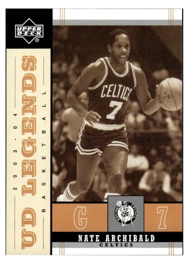 2003 Upper Deck Legends Throwback Nate Archibald #13 card