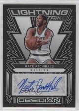 2021-22 Panini Obsidian Lightning Strike Signatures Nate Archibald #LSS-NAB card