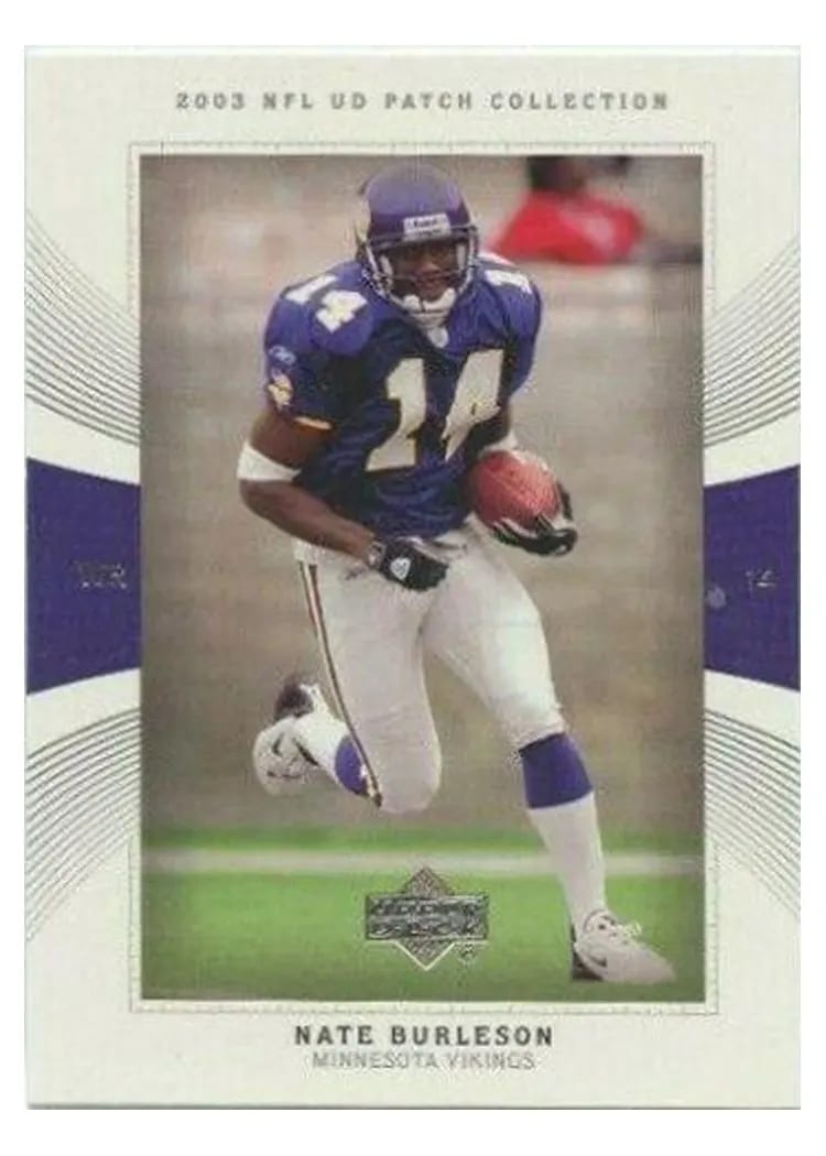 2003 Upper Deck Patch Collection Nate Burleson #107 card
