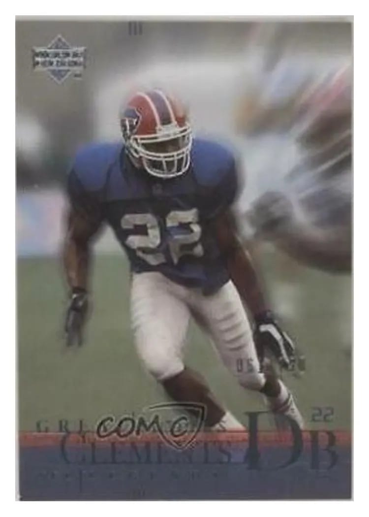 2001 Upper Deck Legends Nate Clements #101 card