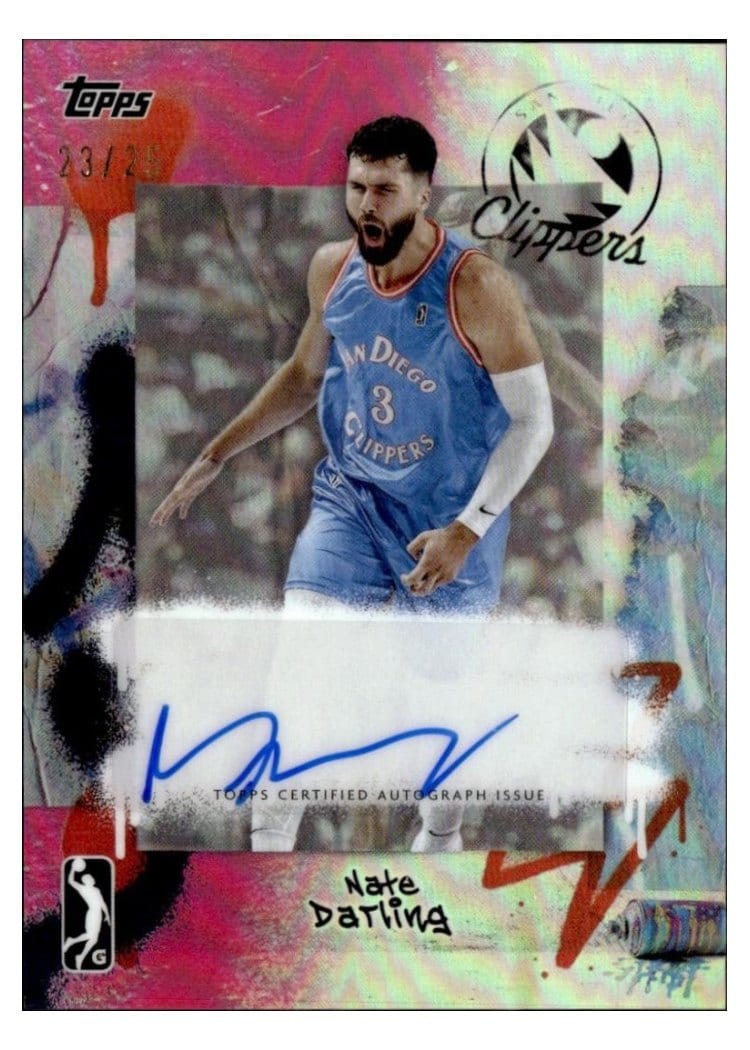 2024-25 Topps G-League Chrome Autographs Nate Darling #AU-ND card