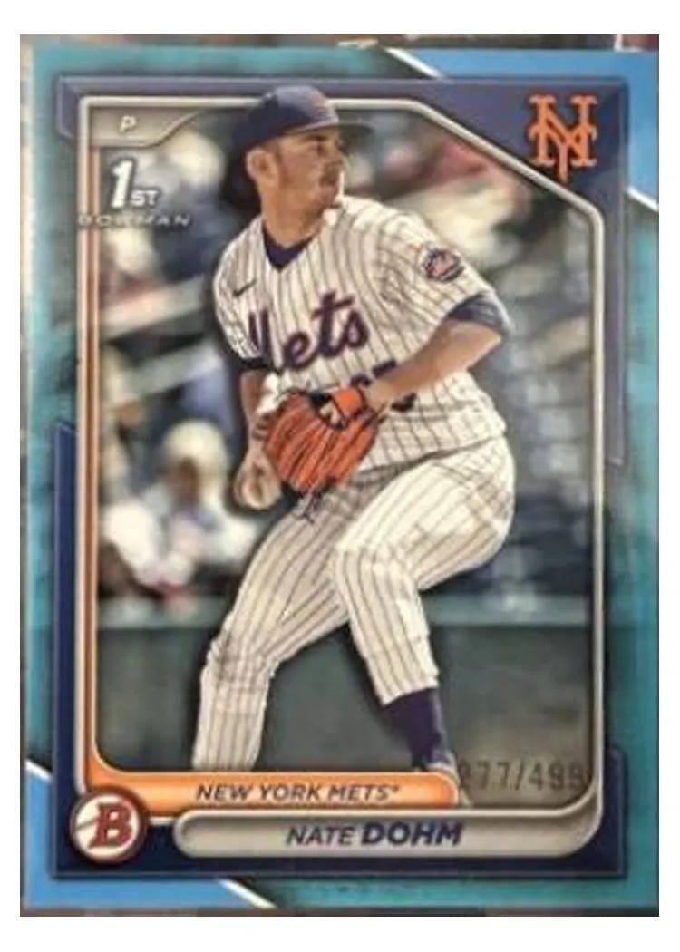 2024 Bowman Draft Base Set Nate Dohm #BD-101 card