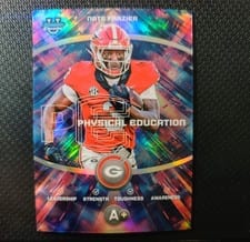2025 Bowman University Chrome Physical Education Refractor Nate Frazier #PE-17 card