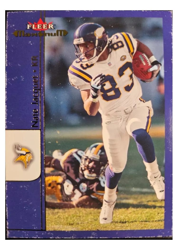 2002 Fleer Maximum Nate Jacquet #131 card