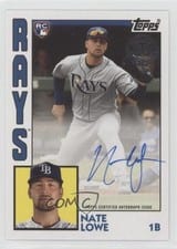 2019 Topps Update 1984 Baseball Autographs Nate Lowe #NL card