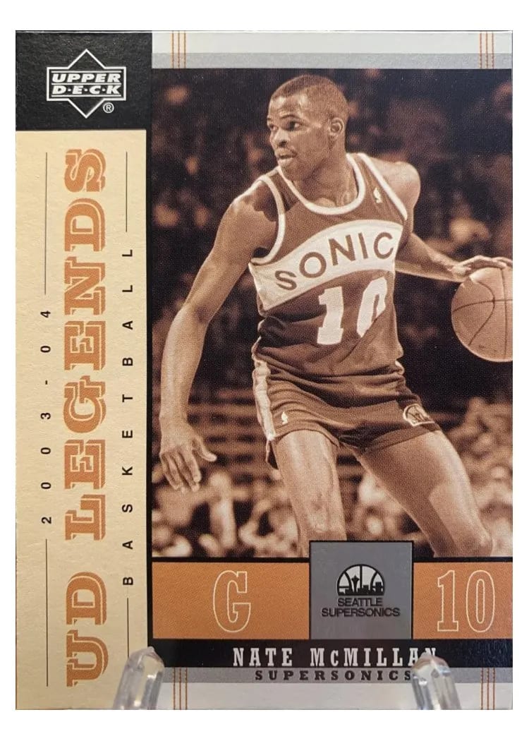 2003 Upper Deck Legends Throwback Nate McMillan #78 card