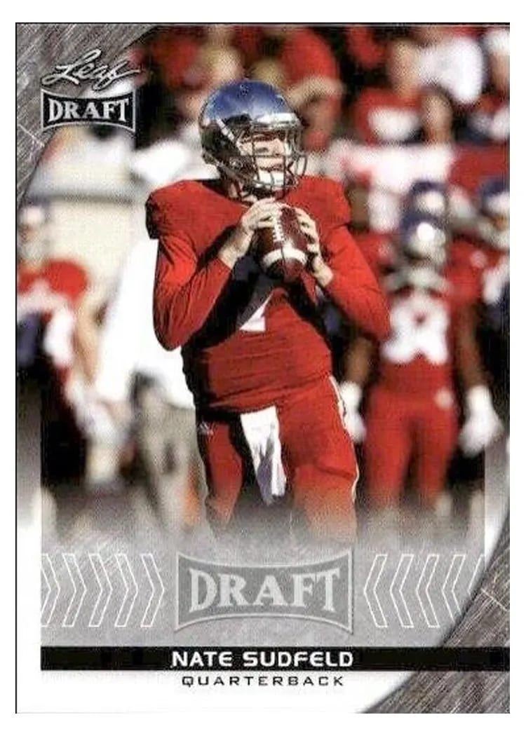 2016 Leaf Draft Nate Sudfeld #67 card