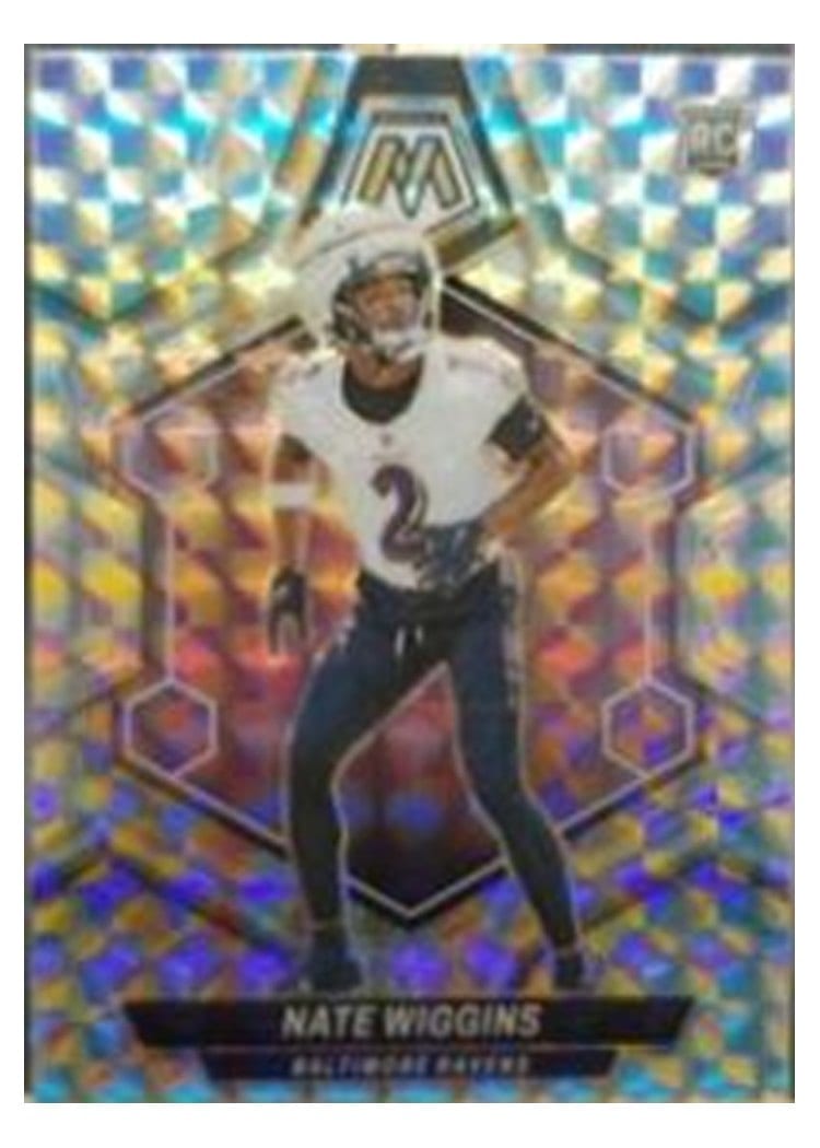 2024 Panini Mosaic Base Set Nate Wiggins Mosaic #330 card
