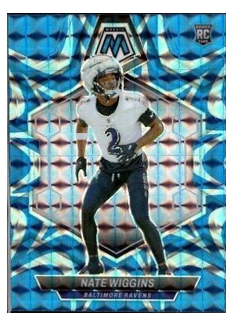 2024 Panini Mosaic Base Set Nate Wiggins #330 card