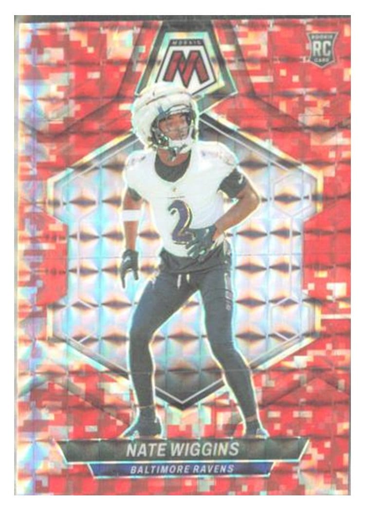 2024 Panini Mosaic Base Set Nate Wiggins #330 card