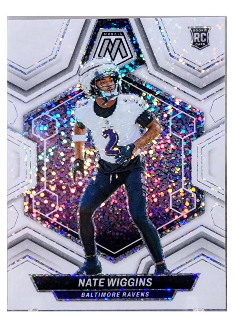 2024 Panini Mosaic Base Set Nate Wiggins #330 card