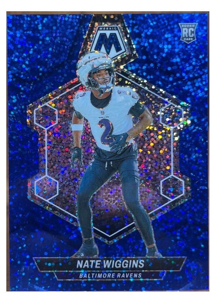 2024 Panini Mosaic Base Set Nate Wiggins #330 card