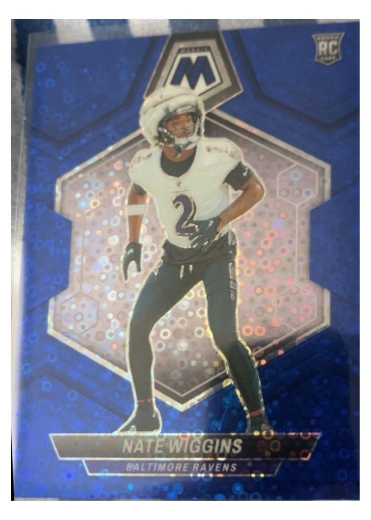 2024 Panini Mosaic Base Set Nate Wiggins #330 card