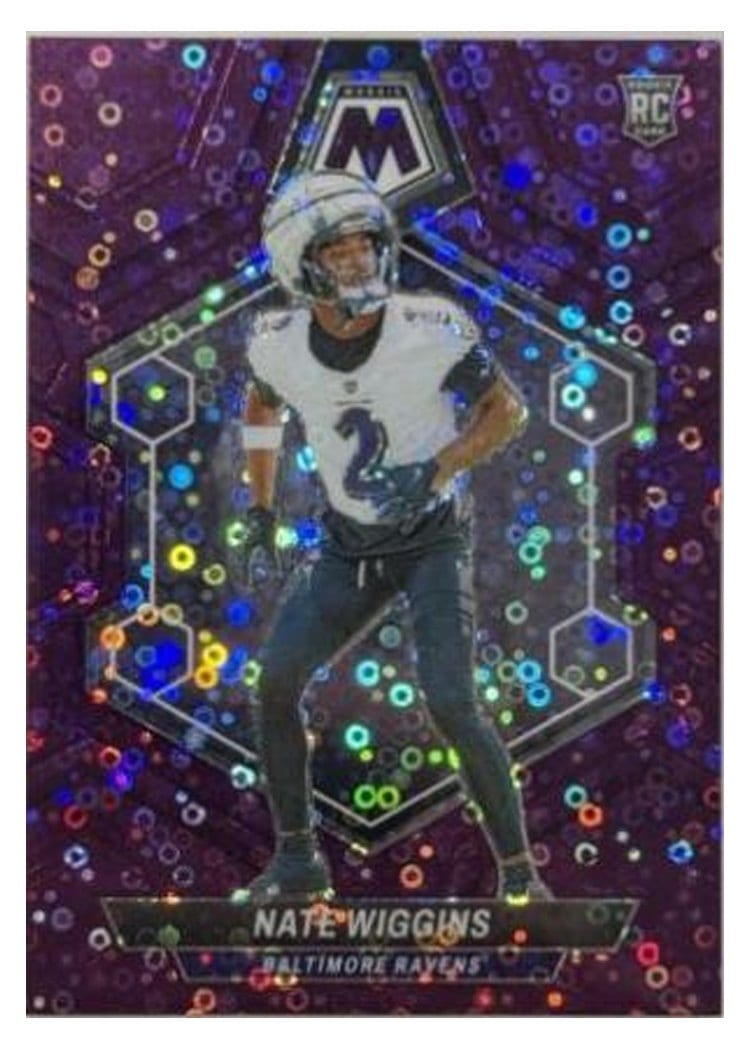 2024 Panini Mosaic Base Set Nate Wiggins #330 card