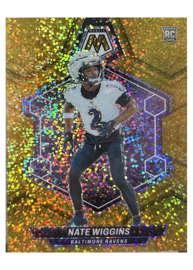 2024 Panini Mosaic Base Set Nate Wiggins #330 card