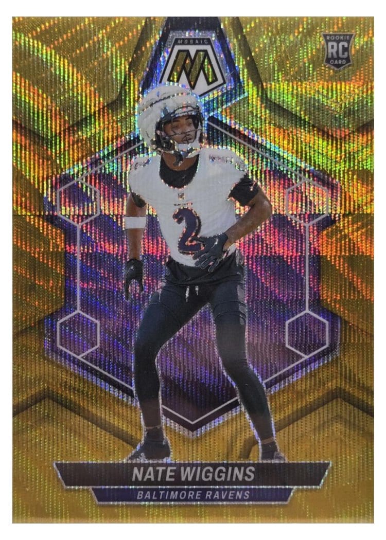 2024 Panini Mosaic Base Set Nate Wiggins #330 card