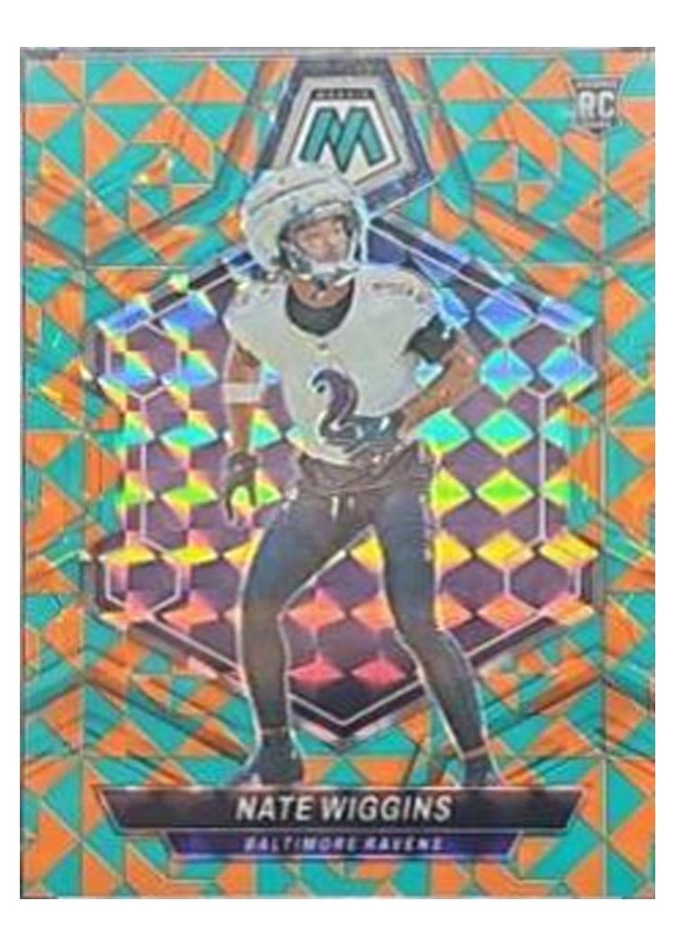 2024 Panini Mosaic Base Set Nate Wiggins #330 card