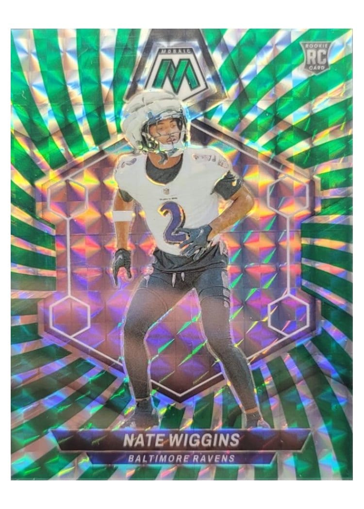 2024 Panini Mosaic Base Set Nate Wiggins #330 card