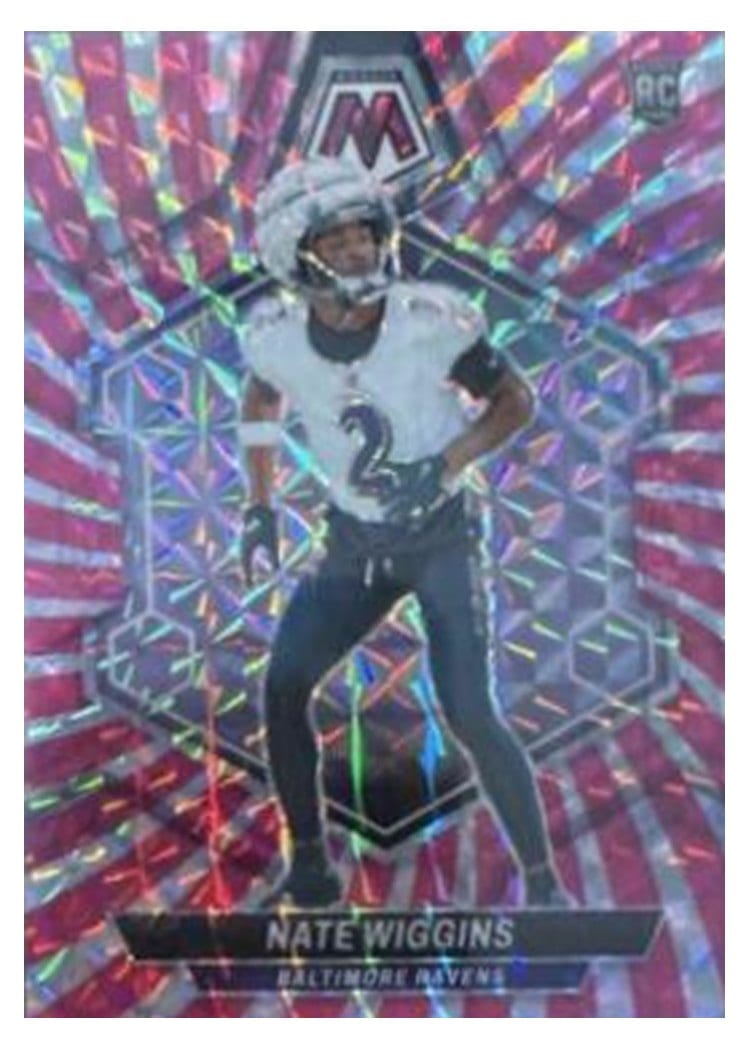 2024 Panini Mosaic Base Set Nate Wiggins #330 card