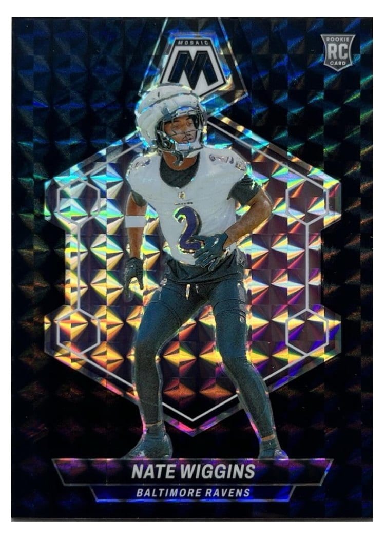 2024 Panini Mosaic Base Set Nate Wiggins #330 card