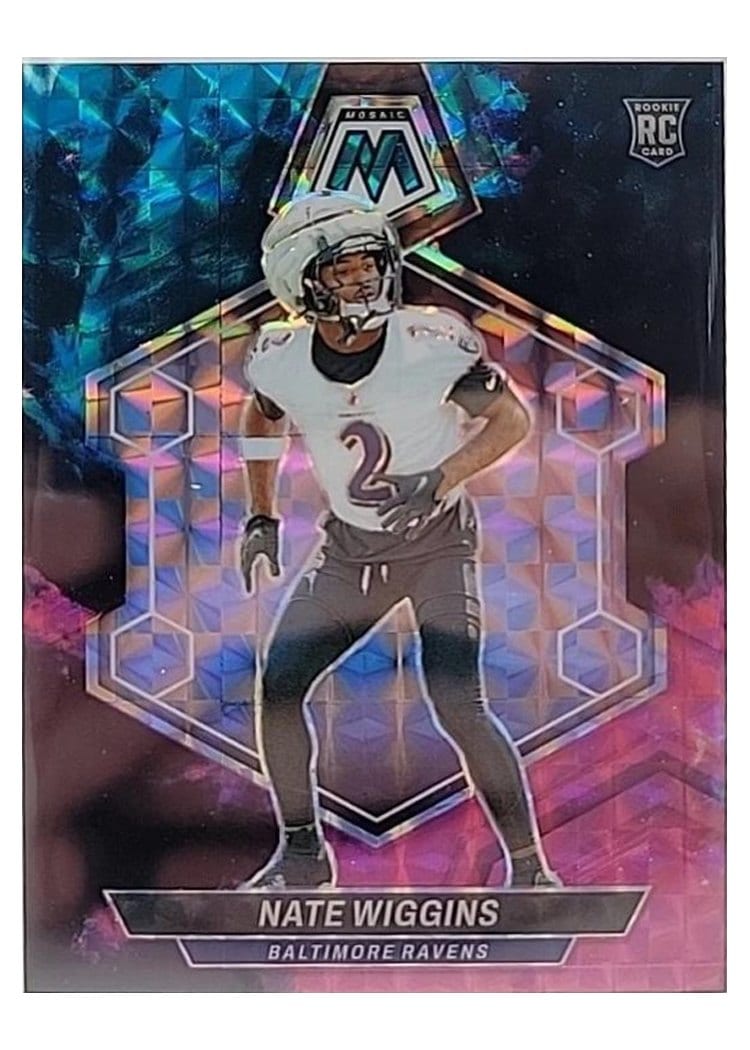 2024 Panini Mosaic Base Set Nate Wiggins #330 card
