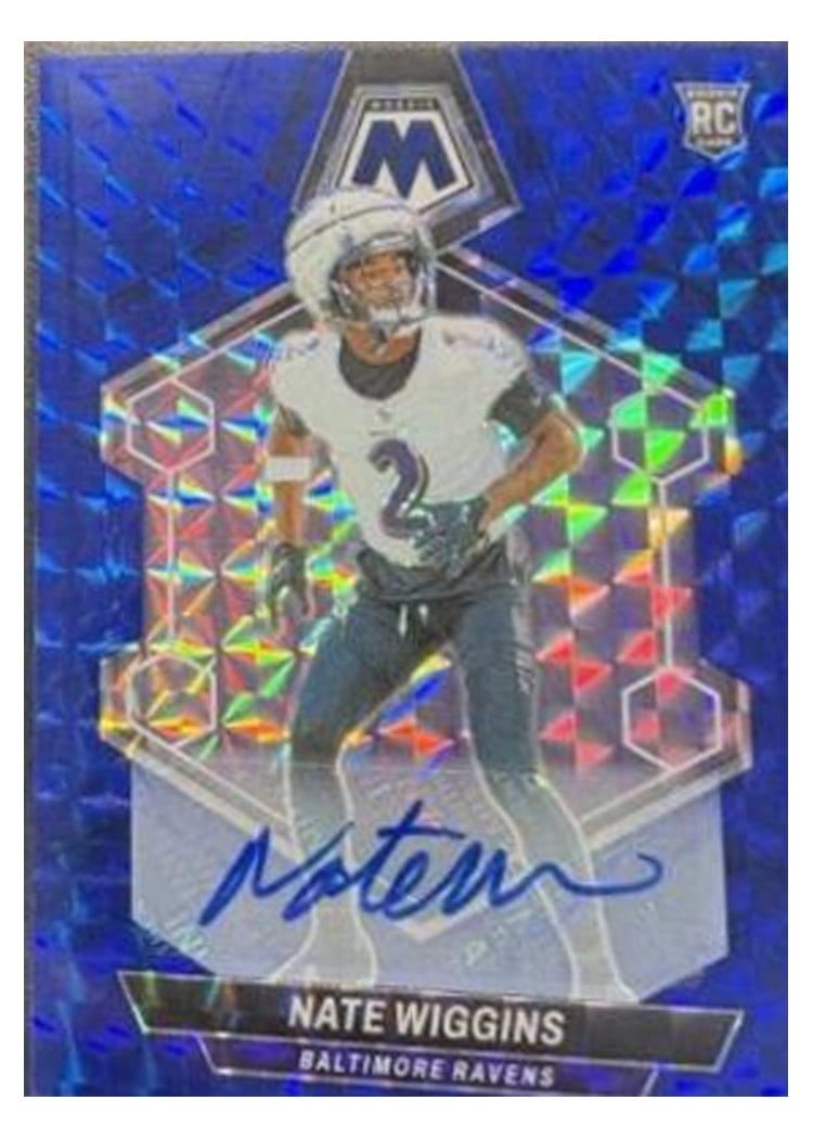 2024 Panini Mosaic Base Set Nate Wiggins #330 card