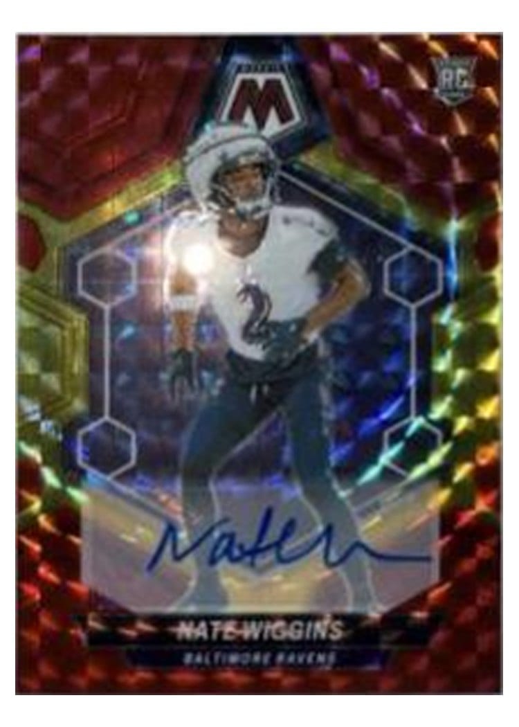 2024 Panini Mosaic Base Set Nate Wiggins #330 card