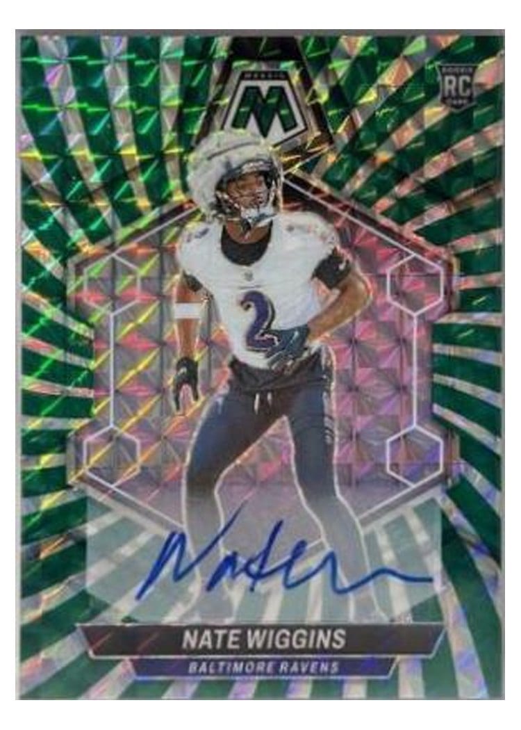 2024 Panini Mosaic Base Set Nate Wiggins #330 card