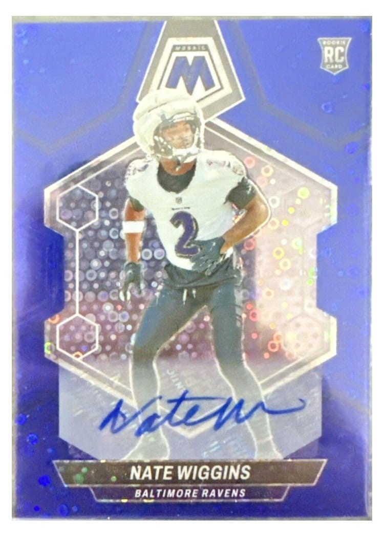 2024 Panini Mosaic Base Set Nate Wiggins #330 card