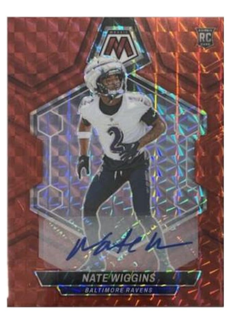 2024 Panini Mosaic Base Set Nate Wiggins #330 card