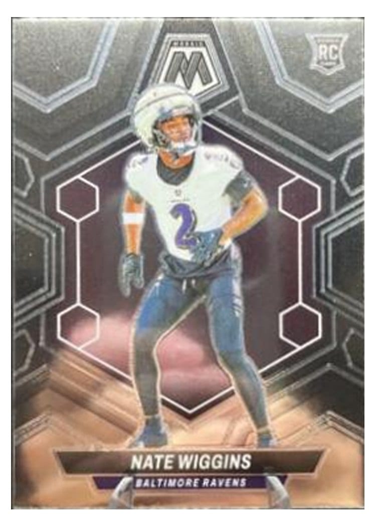 2024 Panini Mosaic Base Set Nate Wiggins #330 card