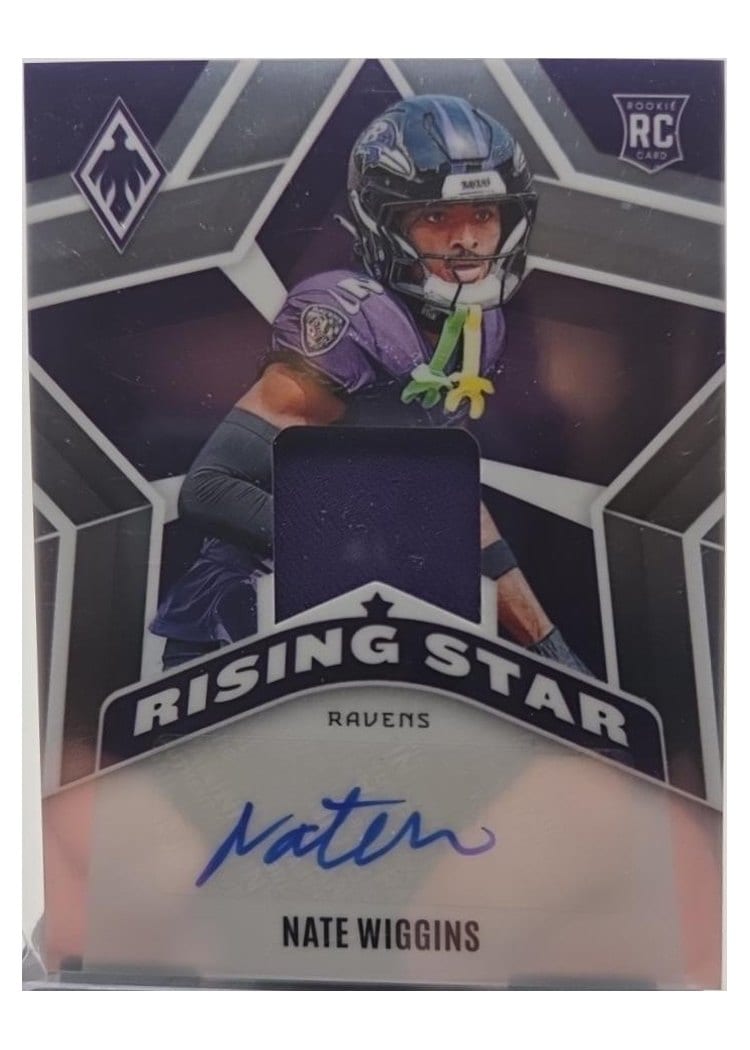 2024 Panini Phoenix Rising Star Autographs Jersey Nate Wiggins #RSJA-NWS card