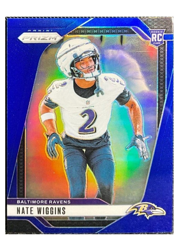 2024 Panini Prizm Base Set Nate Wiggins #380 card