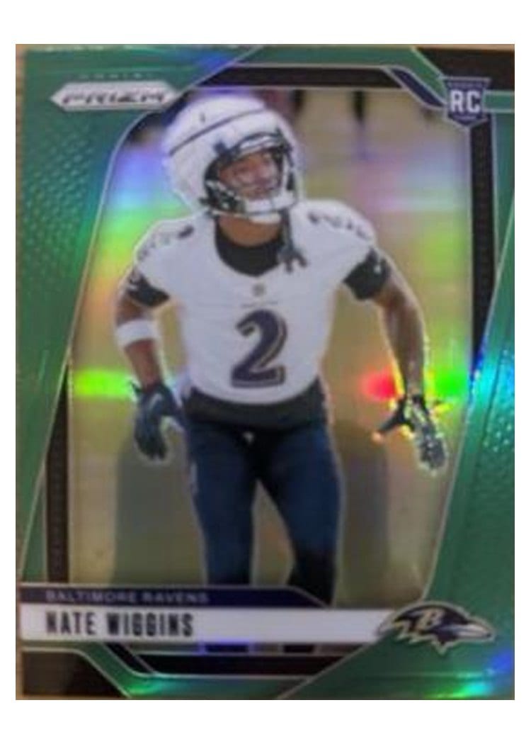 2024 Panini Prizm Base Set Nate Wiggins #380 card