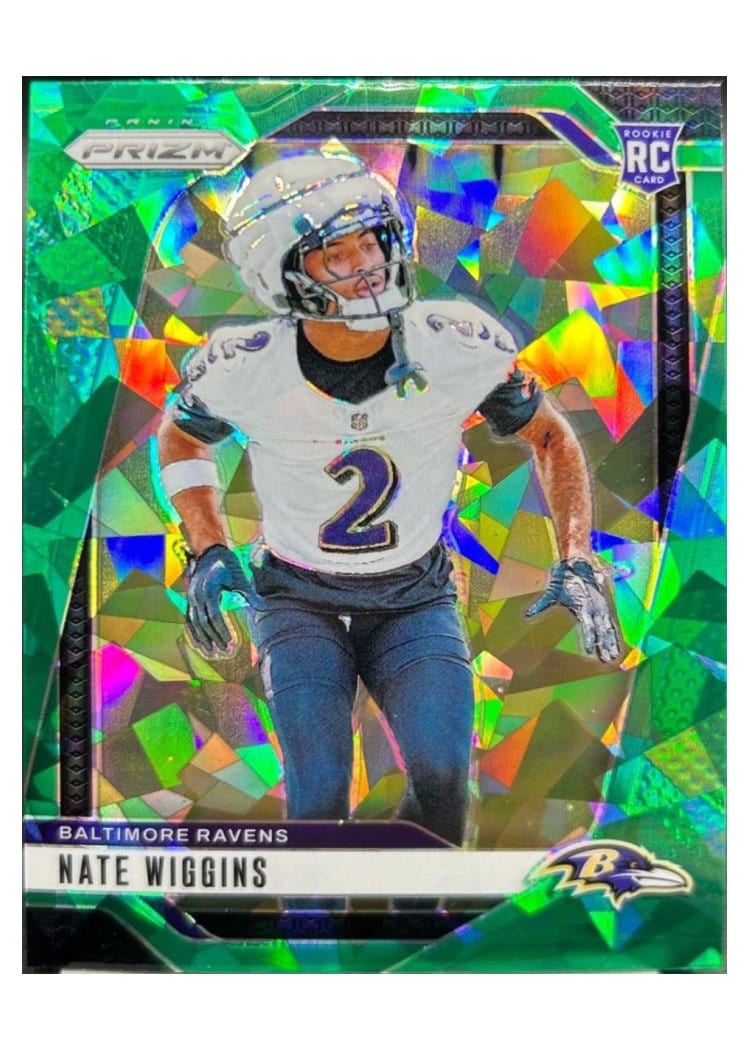 2024 Panini Prizm Base Set Nate Wiggins #380 card