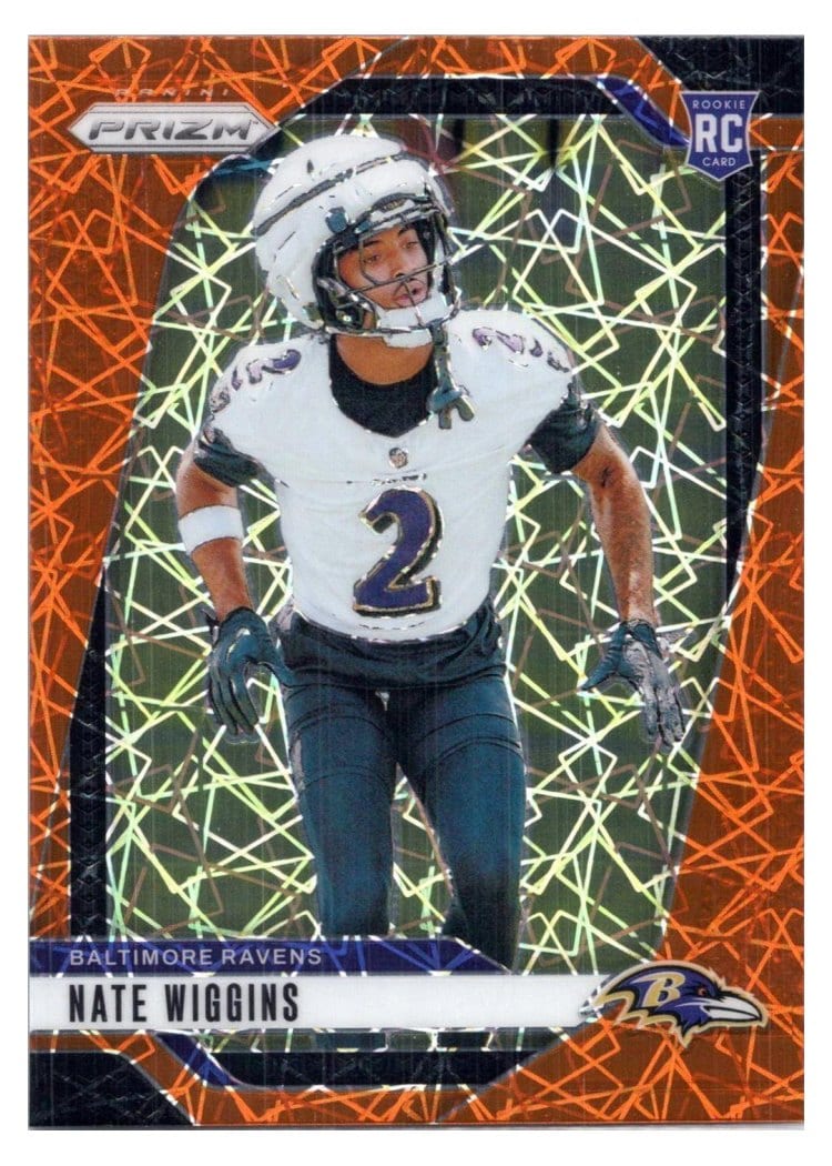 2024 Panini Prizm Base Set Nate Wiggins #380 card