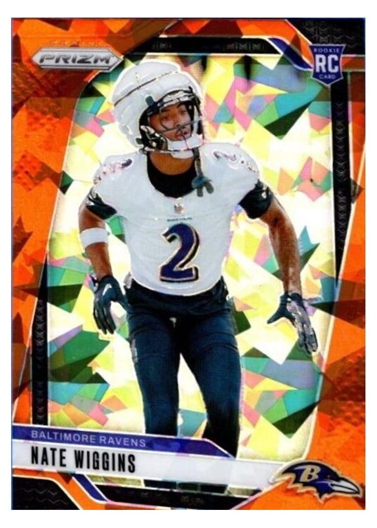 2024 Panini Prizm Base Set Nate Wiggins #380 card