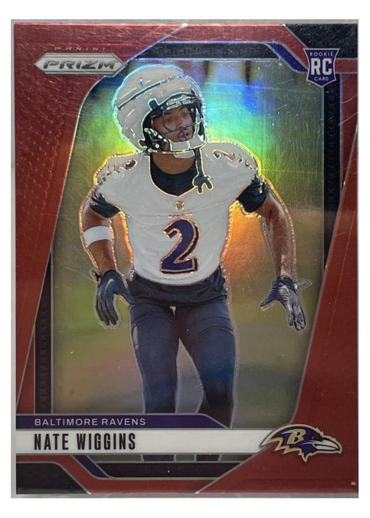 2024 Panini Prizm Base Set Nate Wiggins #380 card