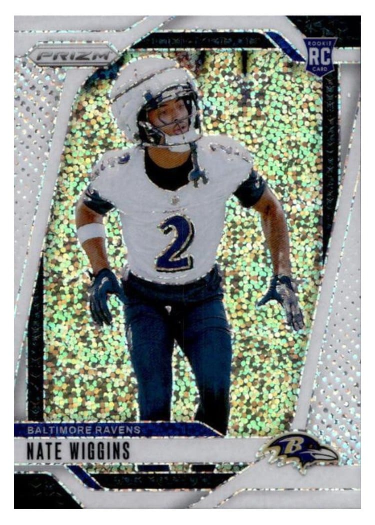 2024 Panini Prizm Base Set Nate Wiggins #380 card