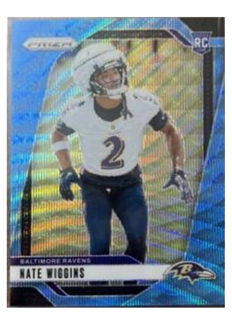 2024 Panini Prizm Base Set Nate Wiggins #380 card