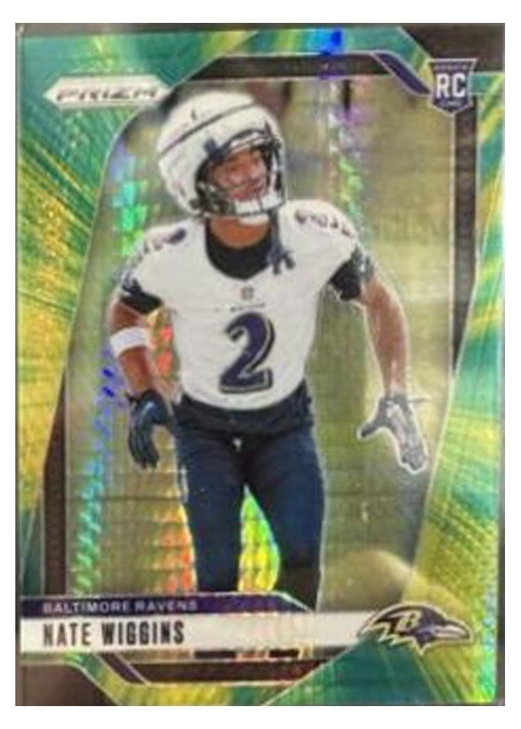 2024 Panini Prizm Base Set Nate Wiggins #380 card