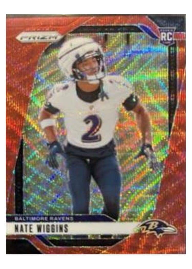 2024 Panini Prizm Base Set Nate Wiggins #380 card