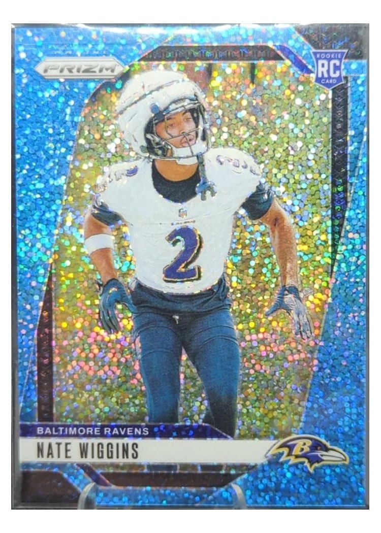 2024 Panini Prizm Base Set Nate Wiggins #380 card