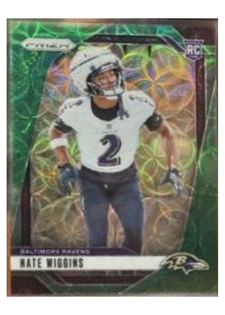 2024 Panini Prizm Base Set Nate Wiggins #380 card