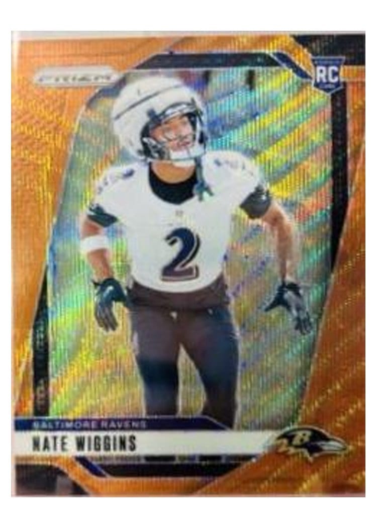 2024 Panini Prizm Base Set Nate Wiggins #380 card