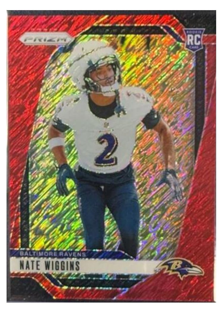 2024 Panini Prizm Base Set Nate Wiggins #380 card