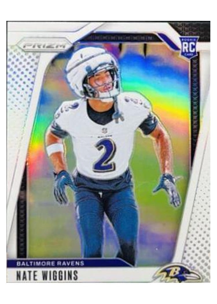 2024 Panini Prizm Base Set Nate Wiggins #380 card