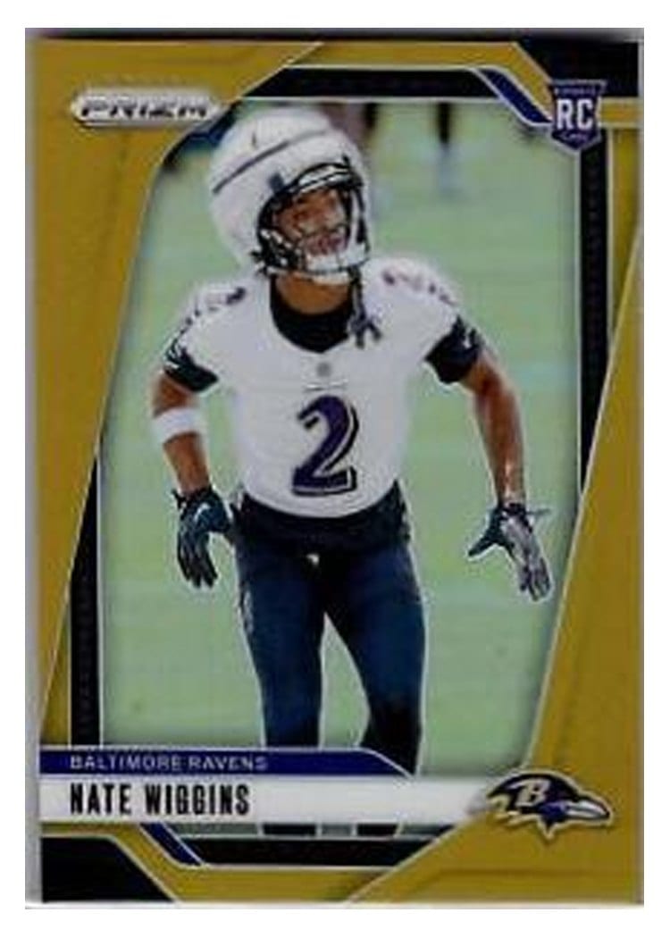 2024 Panini Prizm Base Set Nate Wiggins #380 card
