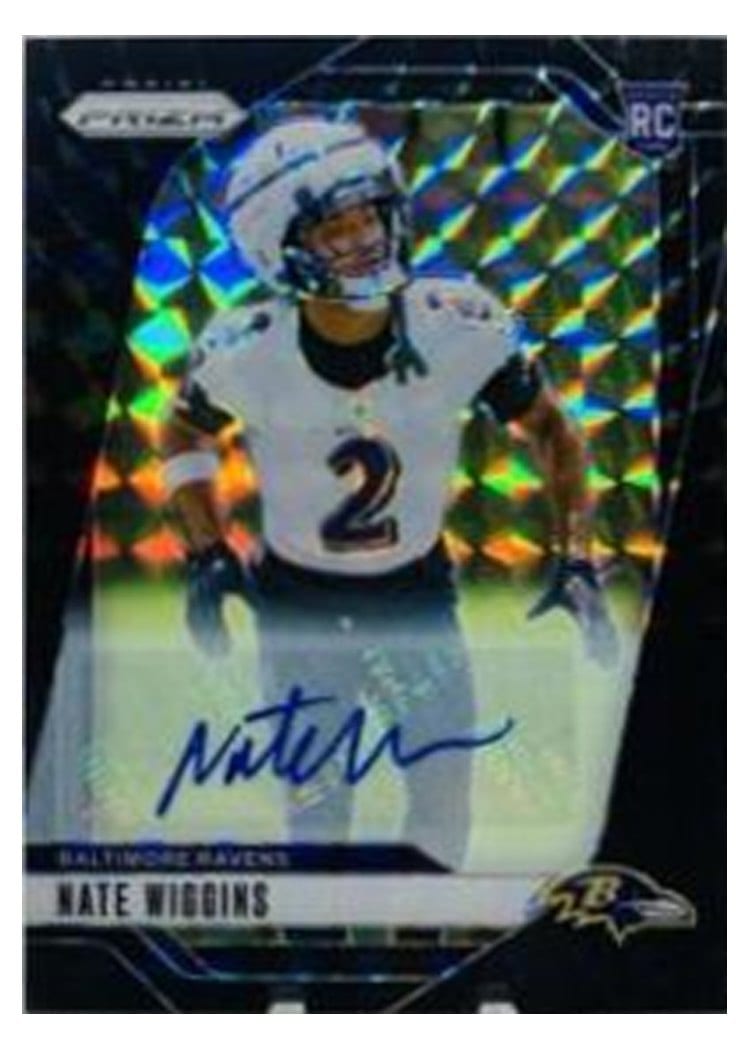 2024 Panini Prizm Base Set Nate Wiggins #380 card