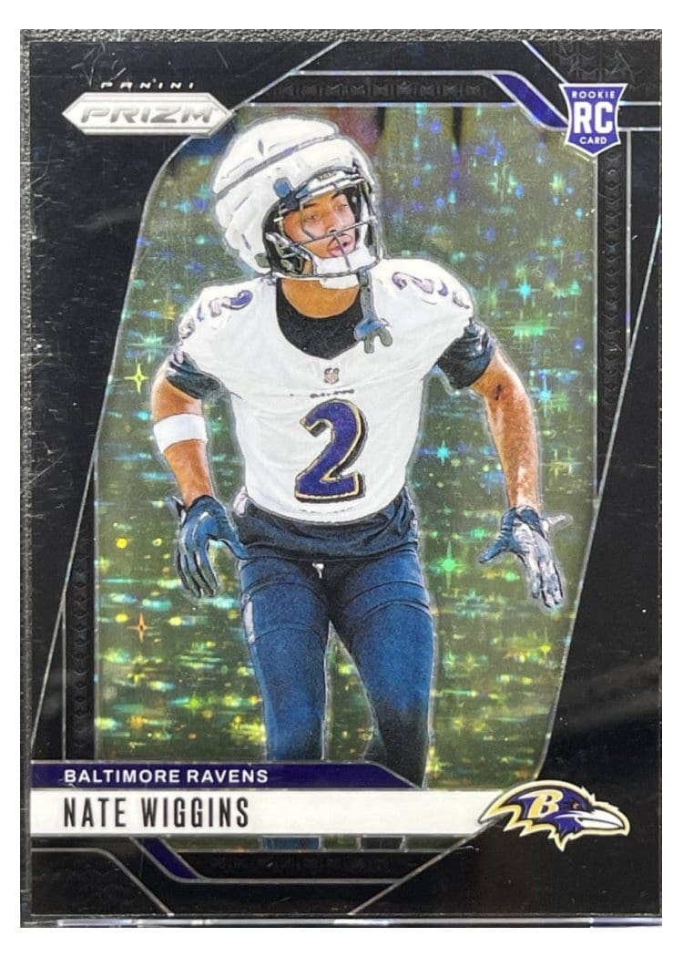 2024 Panini Prizm Base Set Nate Wiggins #380 card